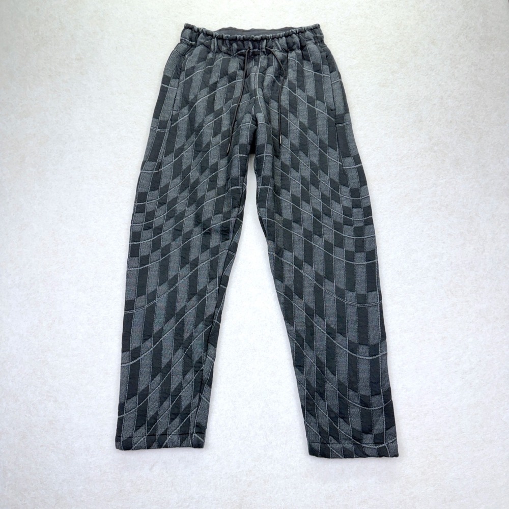 Nike Sportswear Tech Pack Pants Black Gray Womens XS Quilted Jogger Sweatpants
